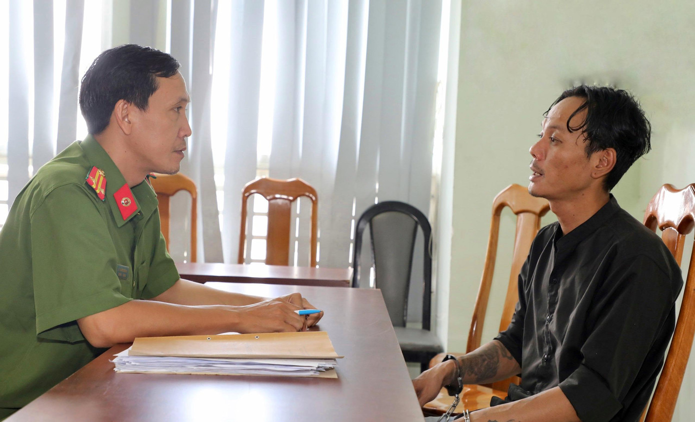 Nghi phạm Đinh Trọng Tiến. Nghi phạm Đinh Trọng Tiến.