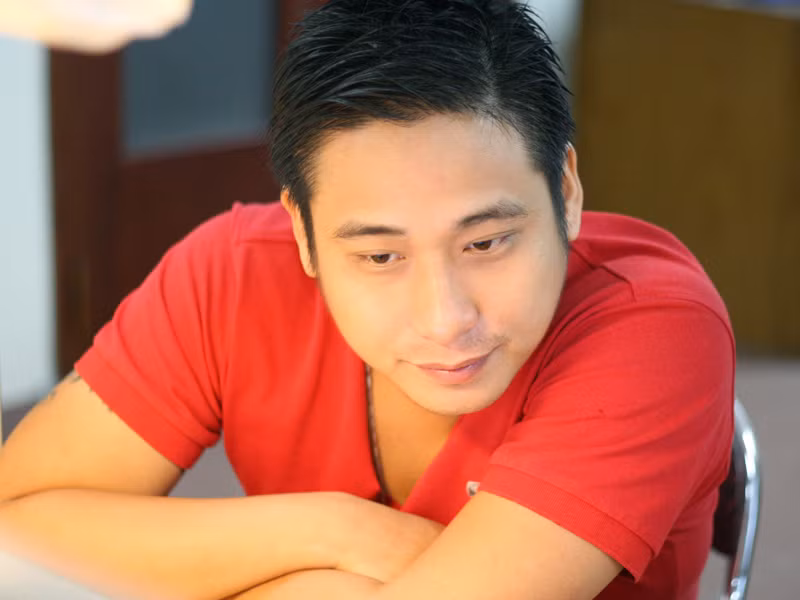 Diễn viên Minh Tiệp. Ảnh: Phan Kiền.