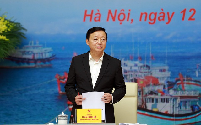 Phó Thủ tướng Trần Hồng Hà tại phiên họp. Ảnh: VGP/Minh Khôi