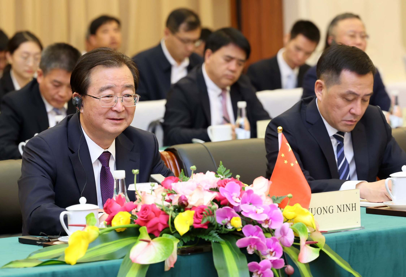 Bí thư Tỉnh ủy Vân Nam Vương Ninh phát biểu. Ảnh: TTXVN. Bí thư Tỉnh ủy Vân Nam Vương Ninh phát biểu. Ảnh: TTXVN.