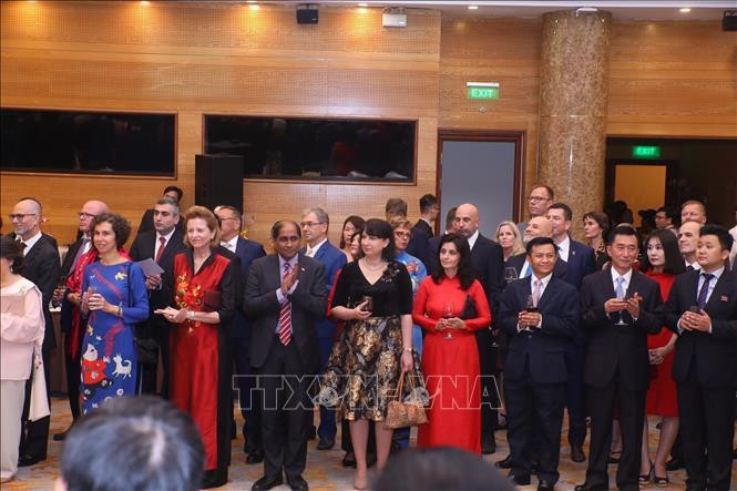 Các đại biểu dự Lễ kỷ niệm. Ảnh: Ảnh: Lâm Khánh/TTXVN