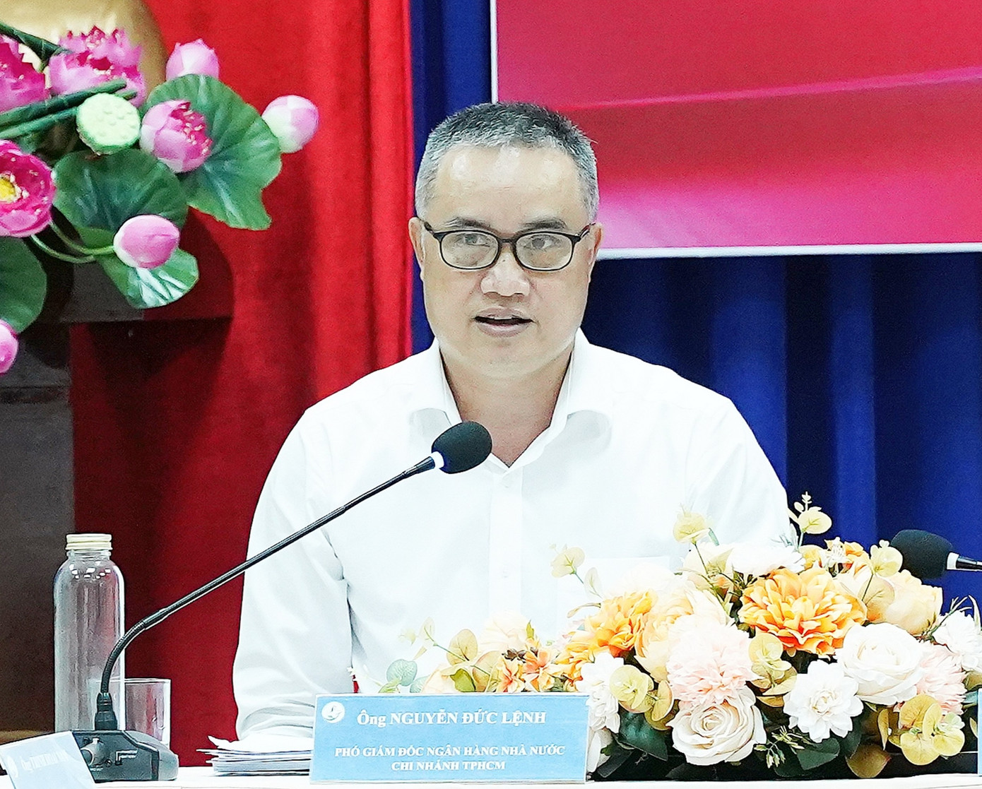 Ông Nguyễn Đức Lệnh - Phó Giám đốc NHNN chi nhánh TPHCM.