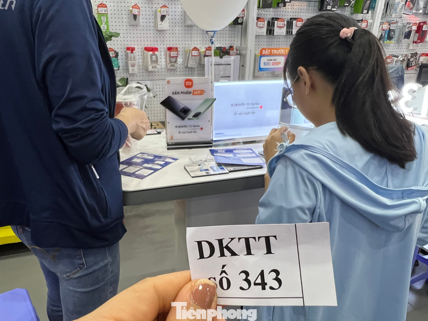 Số thứ tự 343 của một khách hàng