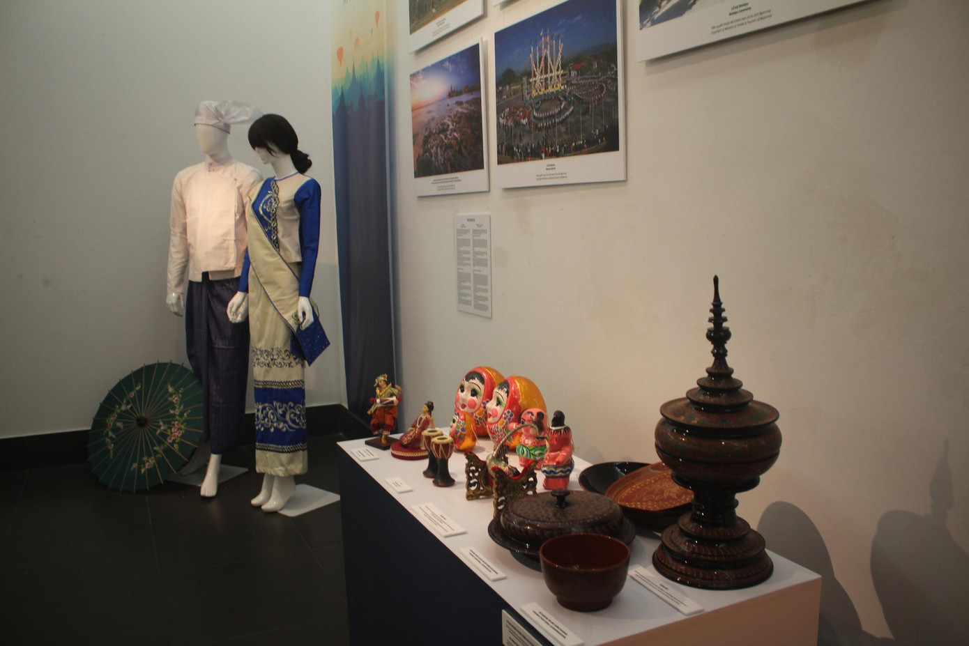 Một góc trưng bày tại triển lãm.