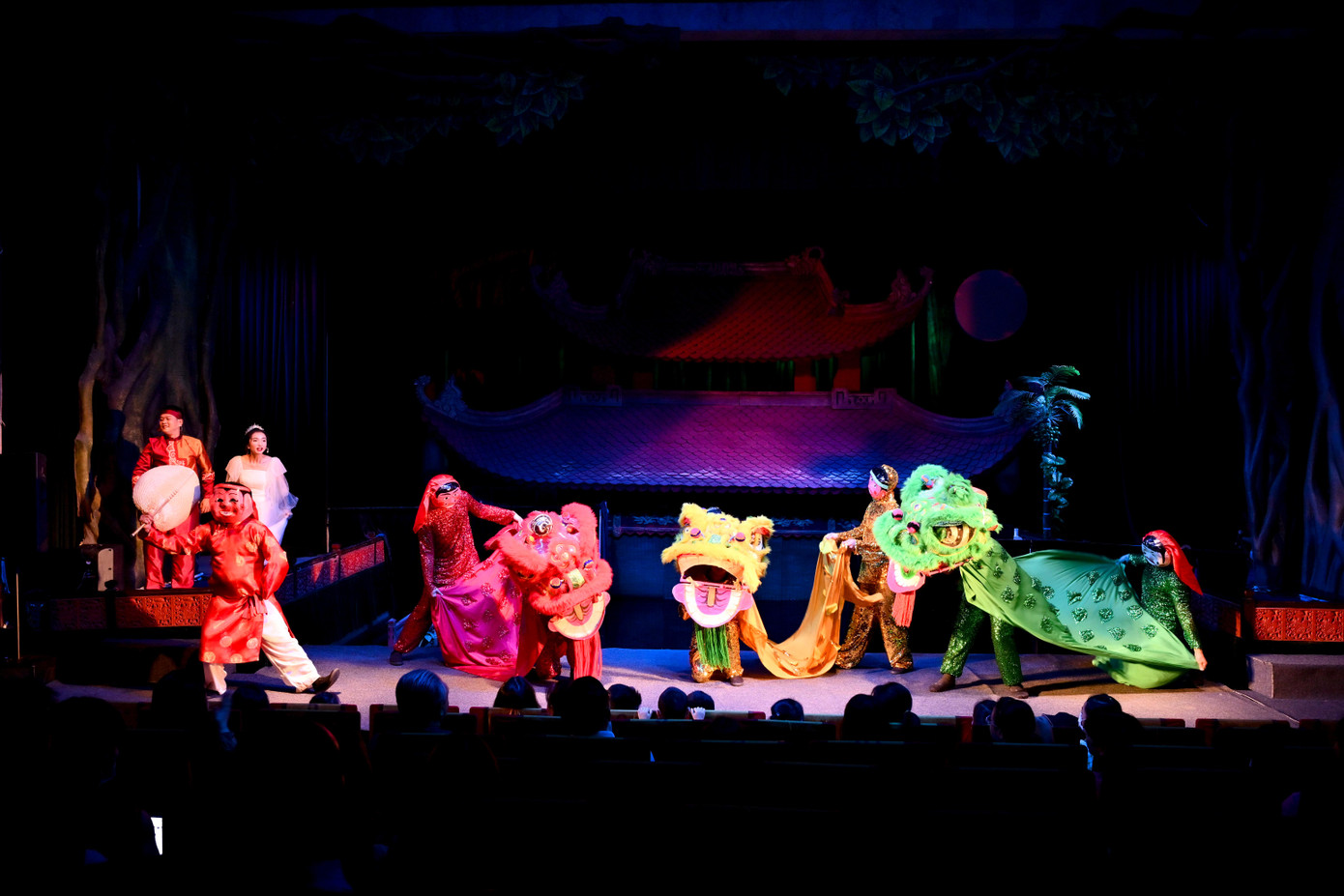 Trò diễn truyền thống không thể thiếu trong các chương trình đón trung thu.