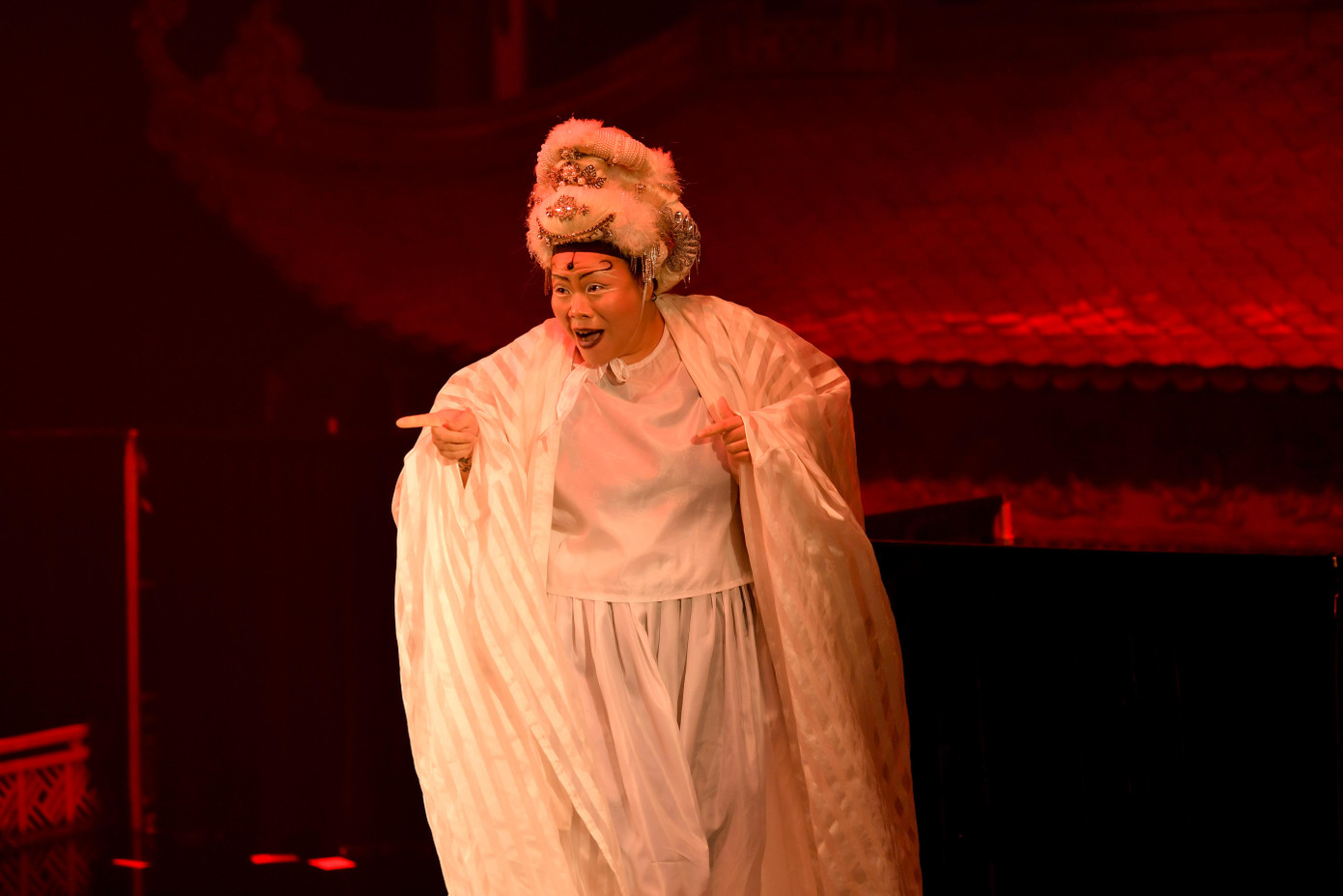 Tạo hình thú vị của nhân vật Bạch Cốt Tinh khiến trẻ em thích thú.