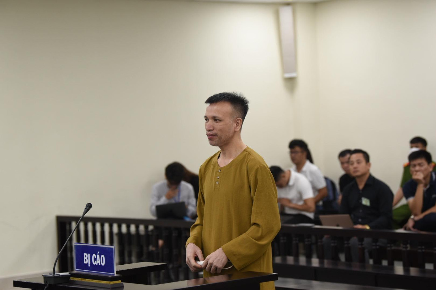 Bị cáo Nguyễn Quốc Triệu.