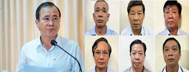 Ông Trần Văn Nam (trái) cùng dàn cựu lãnh đạo tỉnh Bình Dương. Ông Trần Văn Nam (trái) cùng dàn cựu lãnh đạo tỉnh Bình Dương.