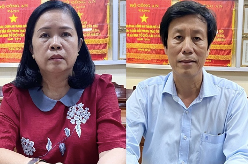 Bùi Thị Lệ Phi và Cao Minh Chu.