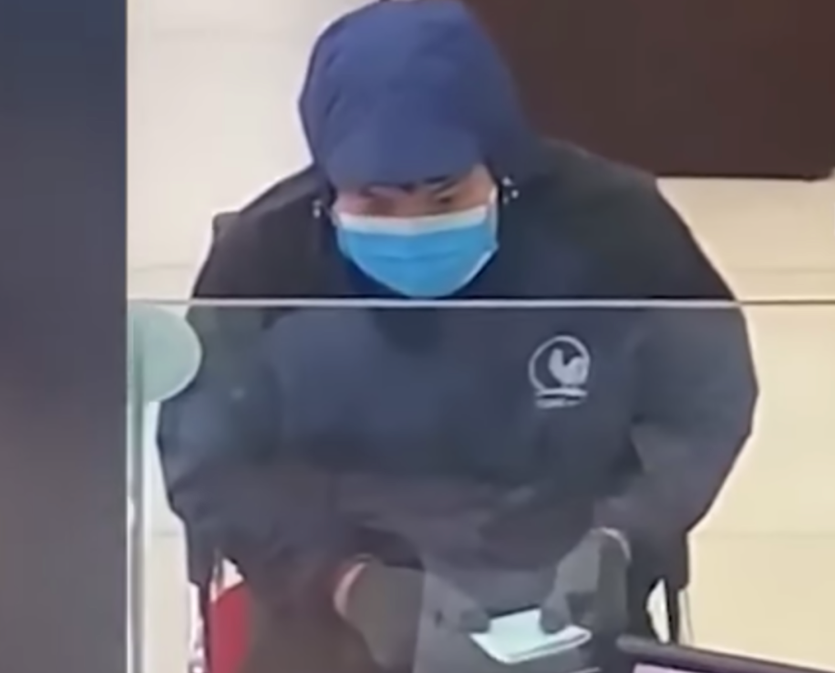 Hình ảnh nghi phạm bị camera an ninh ghi lại.