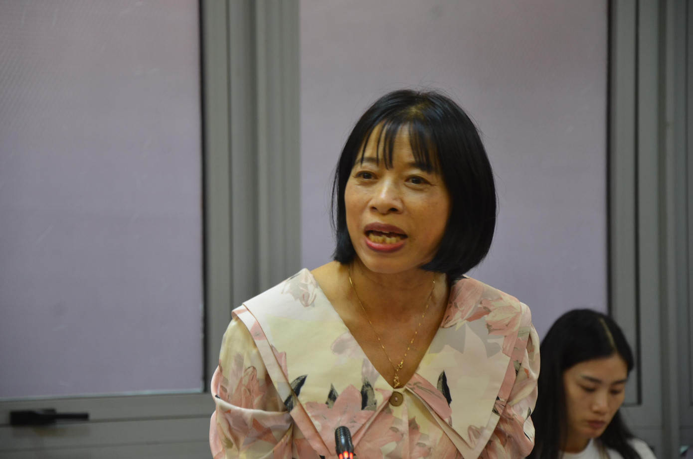 Bà Nguyễn Thị Mai, Cục phó Cục Bổ trợ tư pháp.