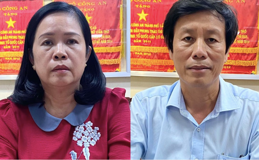 Bùi Thị Lệ Phi và Cao Minh Chu.