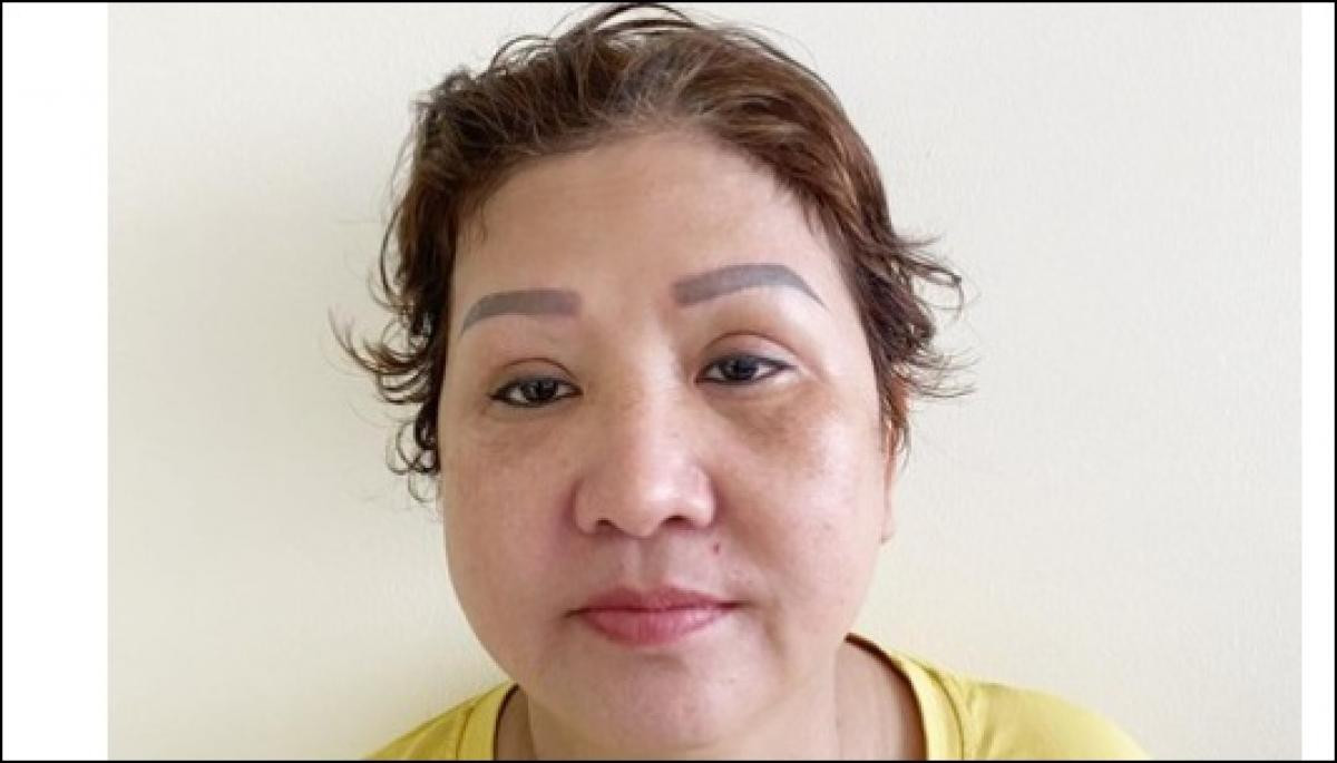 Bị can Nguyễn Thị Nhung. Bị can Nguyễn Thị Nhung.