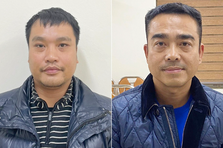 Phạm Bá Sơn (trái) và Lê Hồng Sơn. Phạm Bá Sơn (trái) và Lê Hồng Sơn.