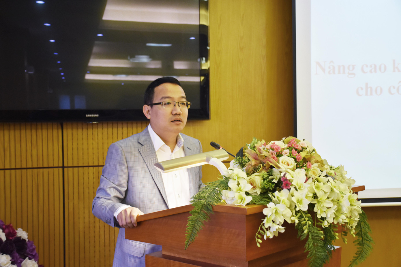 Ông Hồ Quang Huy, Cục trưởng Cục kiểm tra văn bản Quy phạm pháp luật.