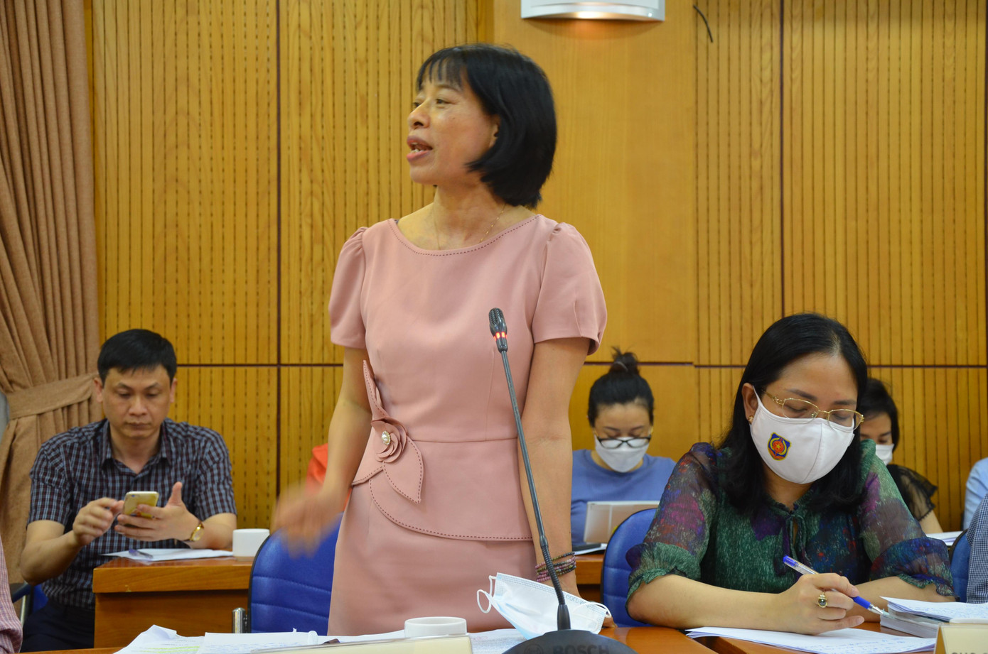 Bà Nguyễn Thị Mai, Phó cục trưởng Cục Bổ trợ tư pháp. Bà Nguyễn Thị Mai, Phó cục trưởng Cục Bổ trợ tư pháp.