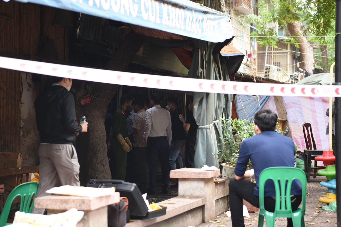 Căn nhà cháy có diện tích nhỏ.