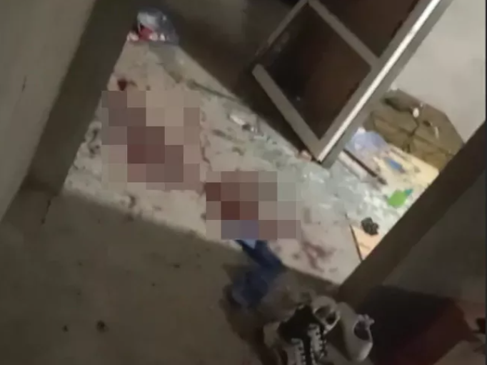 Hiện trường vụ án mạng.