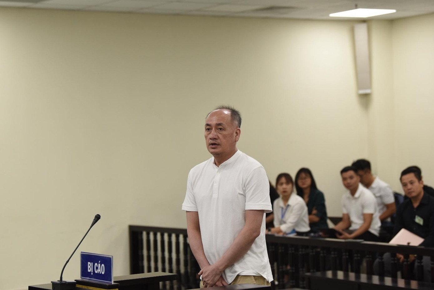 Bị cáo Bùi Trung Kiên.