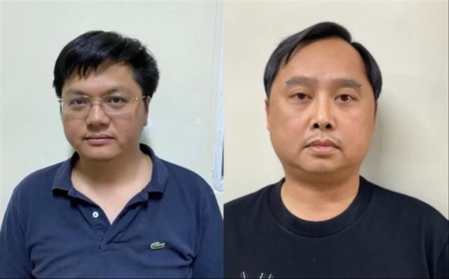 Hai bị can Đỗ Đức Nam và Đỗ Thành Nhân.