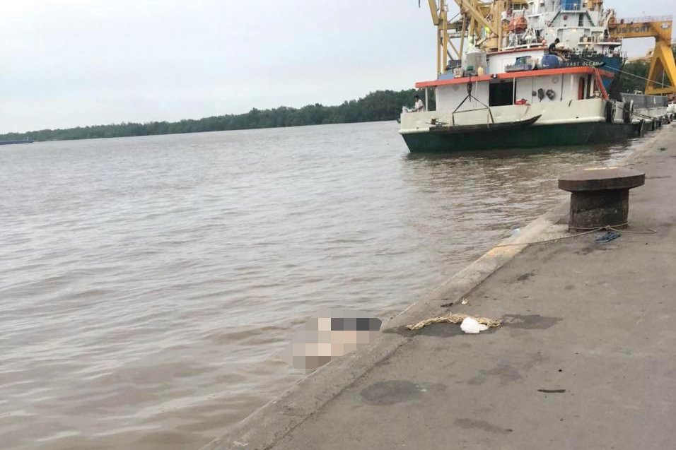 Khu vực phát hiện thi thể người đàn ông. Ảnh: CTV Khu vực phát hiện thi thể người đàn ông. Ảnh: CTV