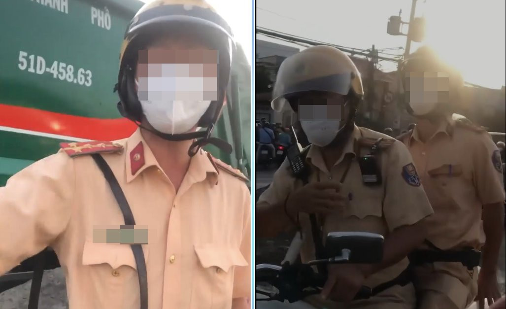 Hình ảnh được chụp lại từ đoạn video xuất hiện trên mạng xã hội.