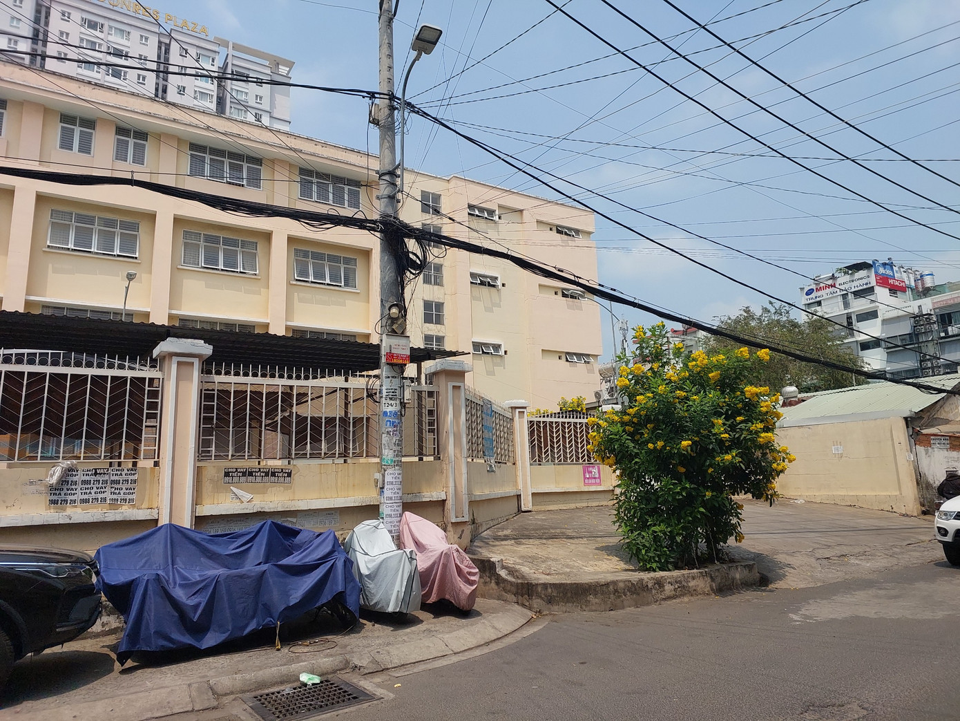 Khu vực nơi xảy ra vụ ẩu đả.