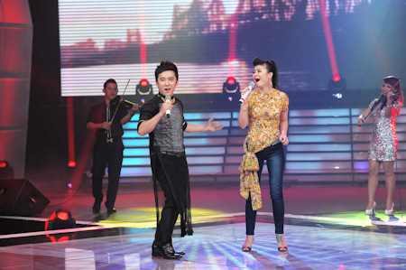 Quang Hào và Kim Oanh kết hợp chưa thực sự ăn ý. Quang Hào và Kim Oanh kết hợp chưa thực sự ăn ý