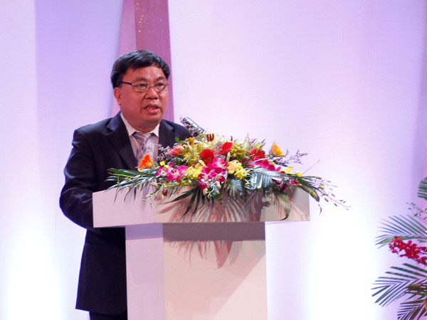 Thứ trưởng Bộ Thông tin và Truyền thông Đỗ Quý Doãn phát biểu tại lễ kỷ niệm