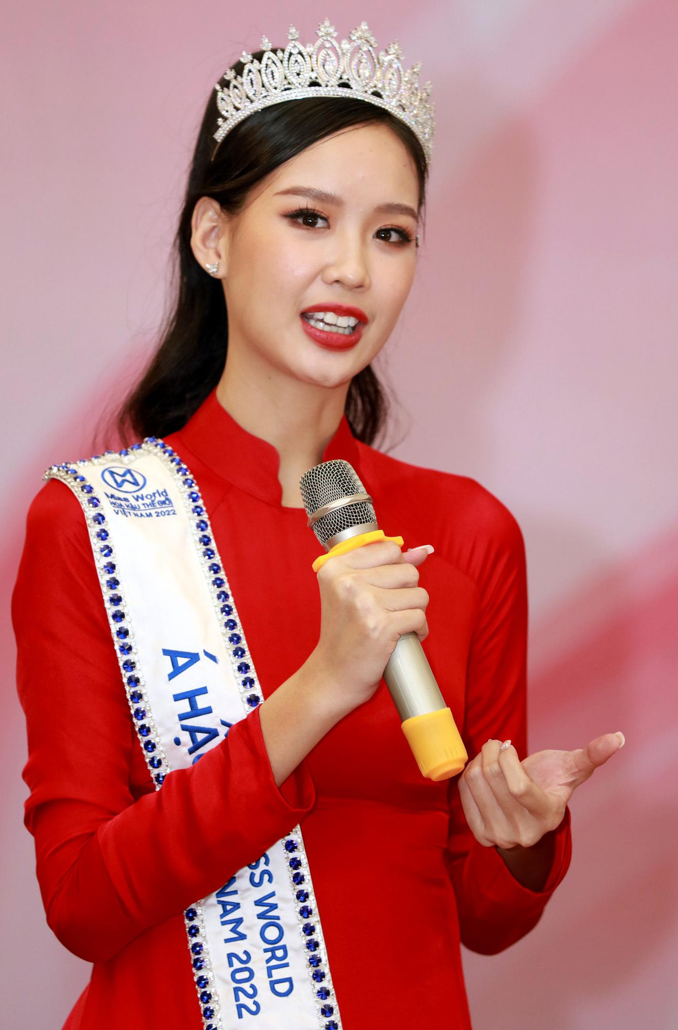 Top 3 Miss World VN 2022: Mai Phương muốn là hoa hậu đa năng, Bảo Ngọc sẵn sàng chinh chiến quốc tế ảnh 4