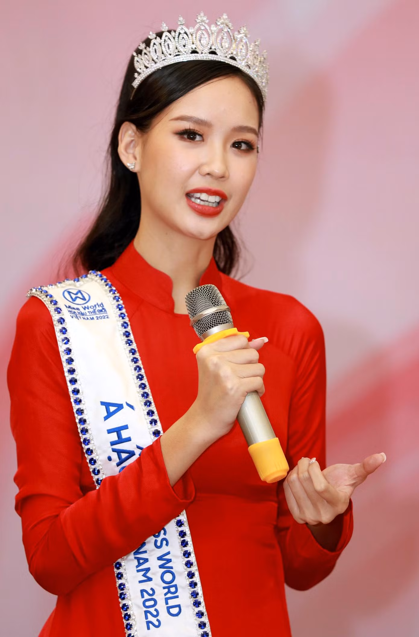 Top 3 Miss World VN 2022: Mai Phương muốn là hoa hậu đa năng, Bảo Ngọc sẵn sàng chinh chiến quốc tế ảnh 4