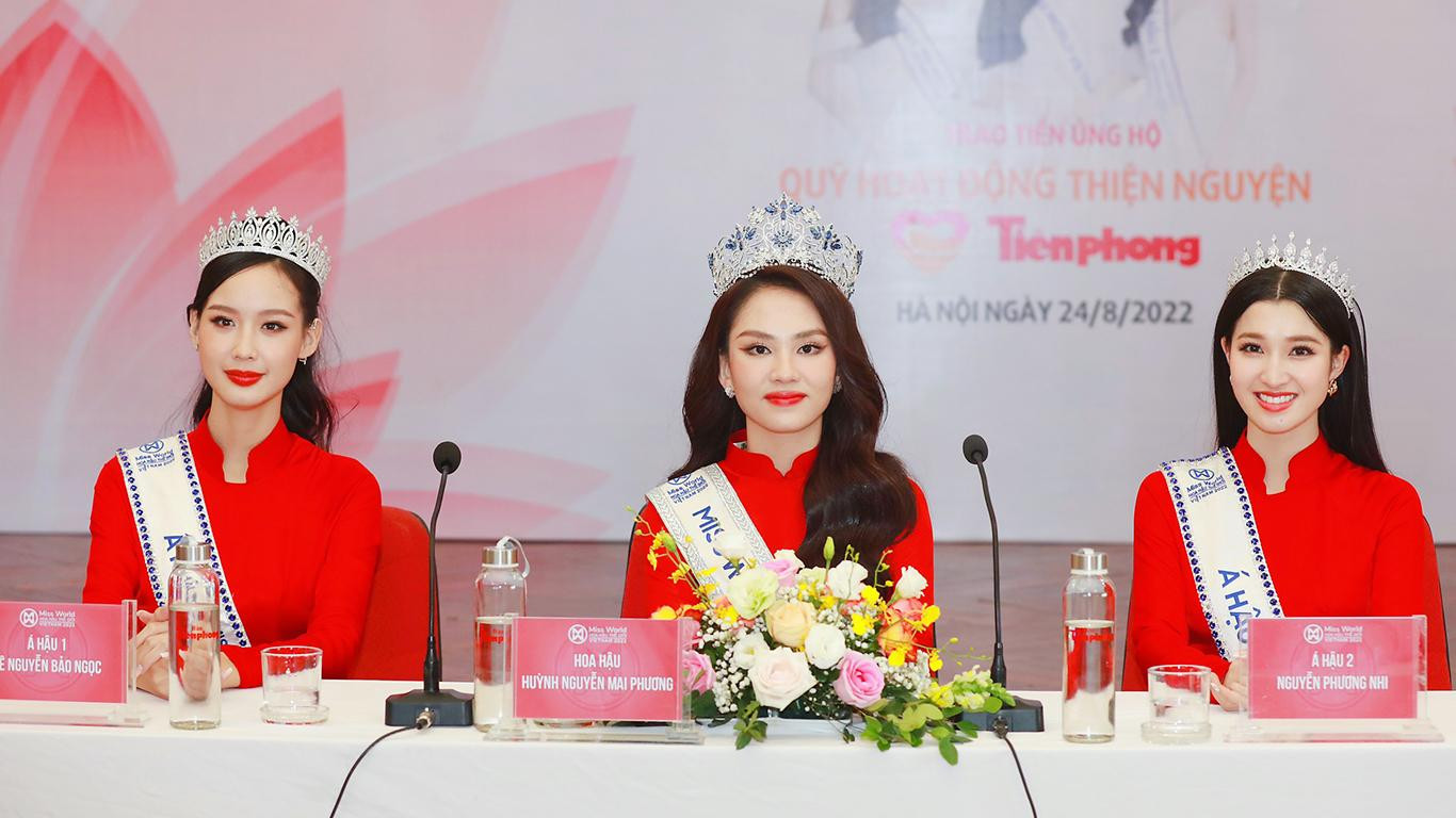 Top 3 Miss World VN 2022: Mai Phương muốn là hoa hậu đa năng, Bảo Ngọc sẵn sàng chinh chiến quốc tế ảnh 1