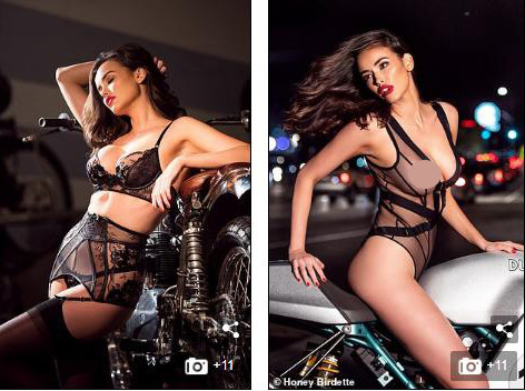 Chân dài Úc phô đường cong 'bỏng mắt' bên xe phân khối lớn ảnh 8