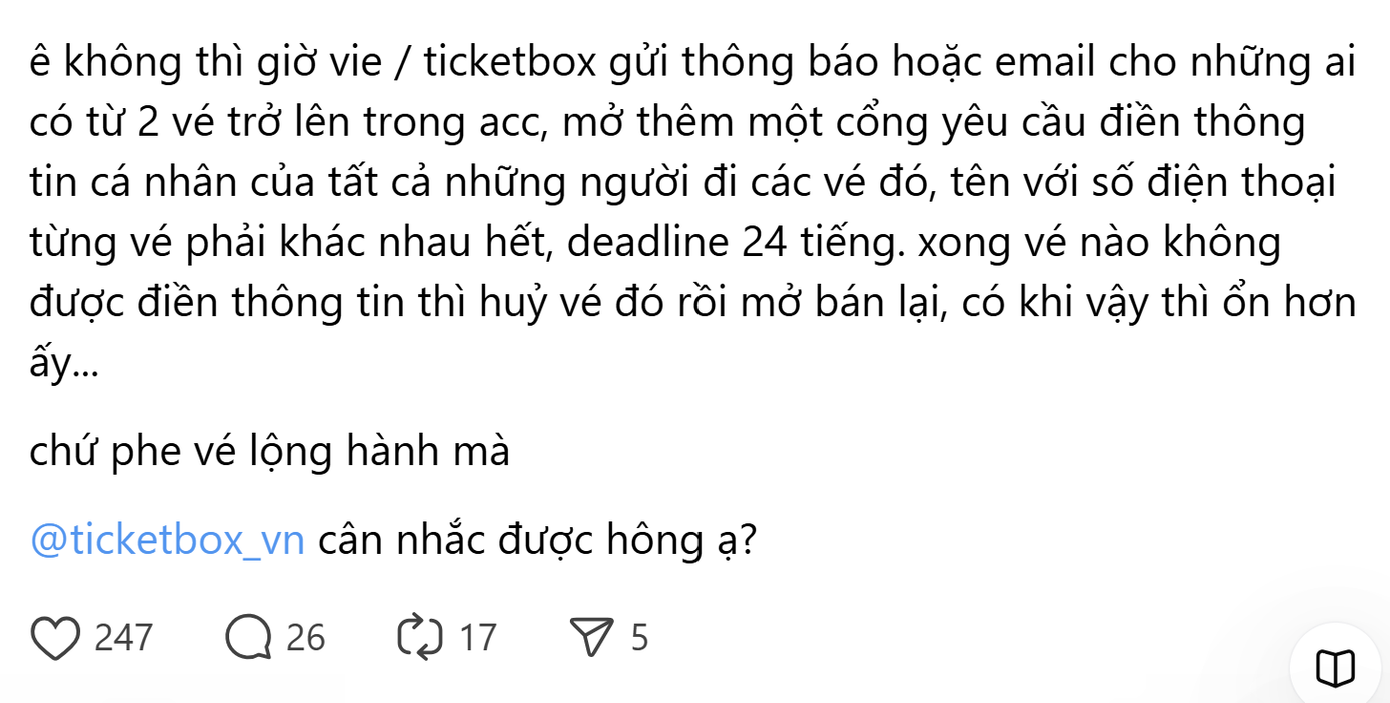Ý kiến đề xuất hướng xử lý nhận được nhiều đồng tình từ cộng đồng mạng.