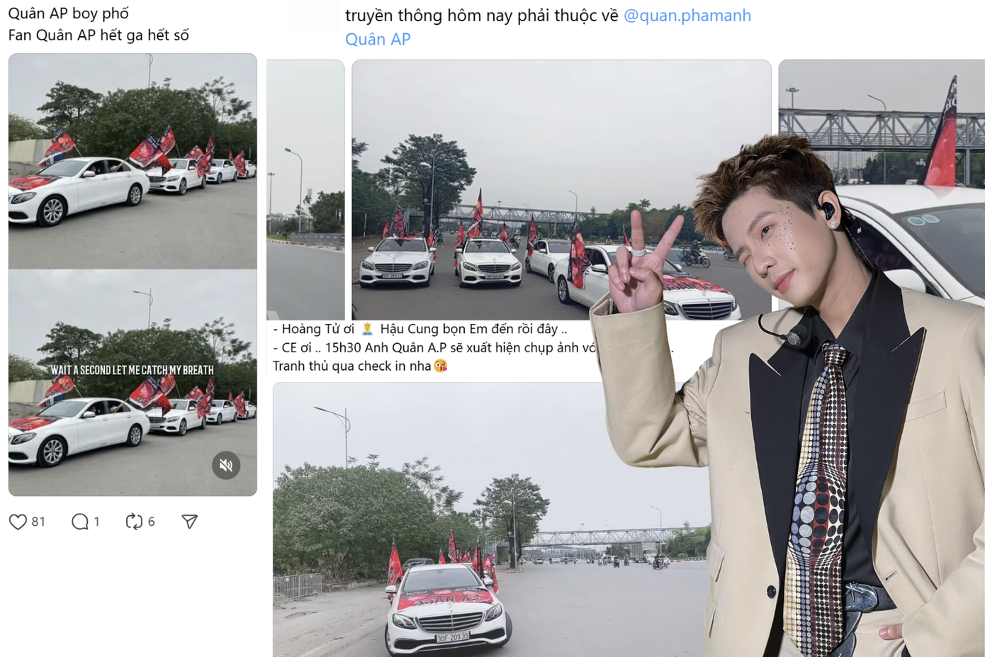 Dự án xem như món quà đặc biệt các những người hâm mộ dành tặng cho Quân A.P. Dự án xem như món quà đặc biệt các những người hâm mộ dành tặng cho Quân A.P.