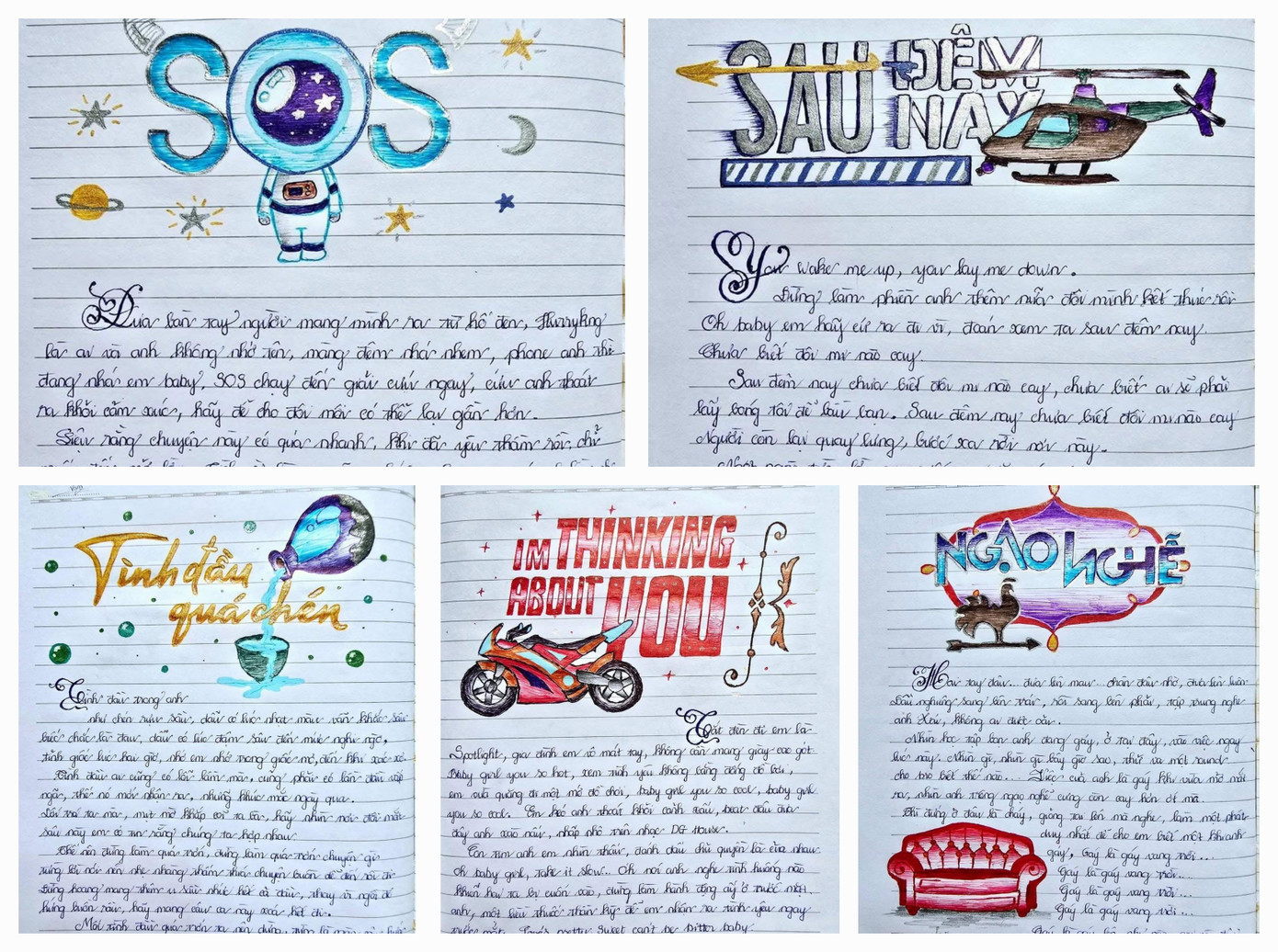 Với mỗi bài hát và từng chủ đề trang trí, nhiều người xem đây như một &quot;sân chơi nghệ thuật&quot; để thể hiện cá tính bản thân.