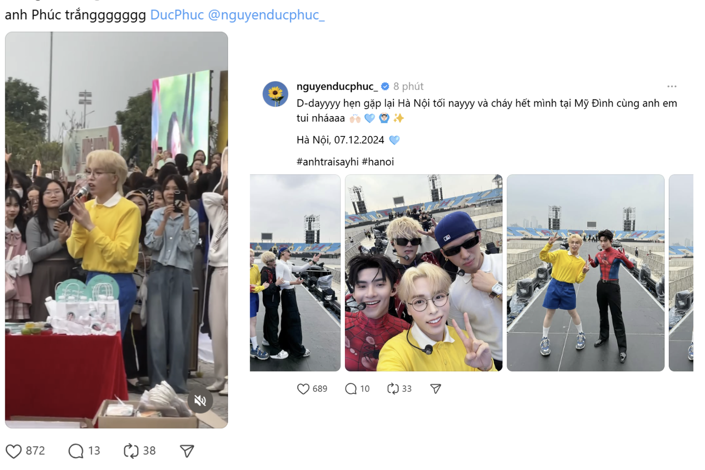 Những hình ảnh được cập nhật liên tục giúp các fan không thể tham gia cảm thấy &quot;ấm lòng&quot;.