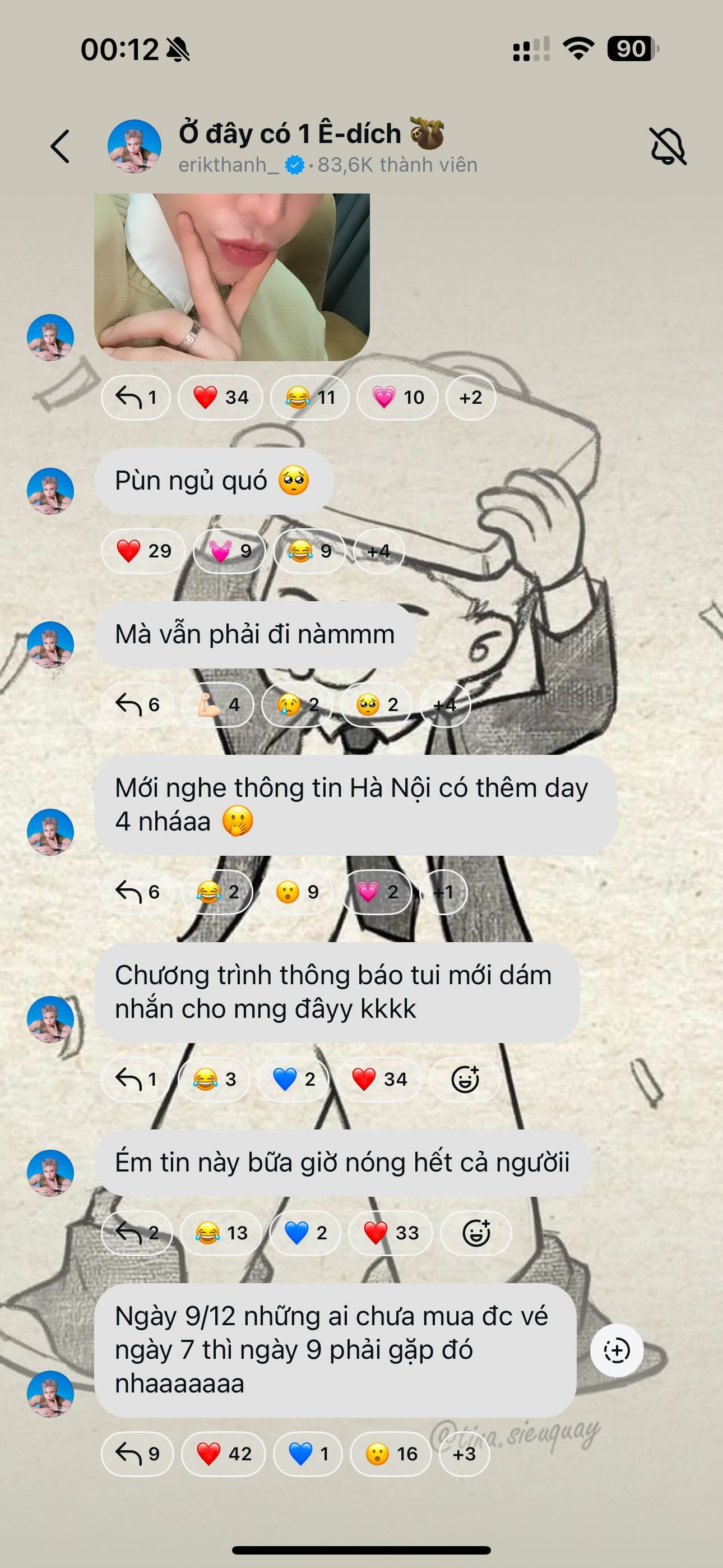 "Anh trai" Erik chia sẻ thông tin đã "ém" thời gian dài. "Anh trai" Erik chia sẻ thông tin đã "ém" thời gian dài.