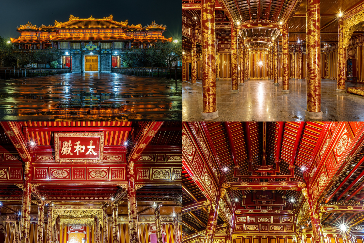 Hình ảnh điện Thái Hòa được chia sẻ khiến cộng đồng mạng thích thú. - Nguồn: VitsitHue.