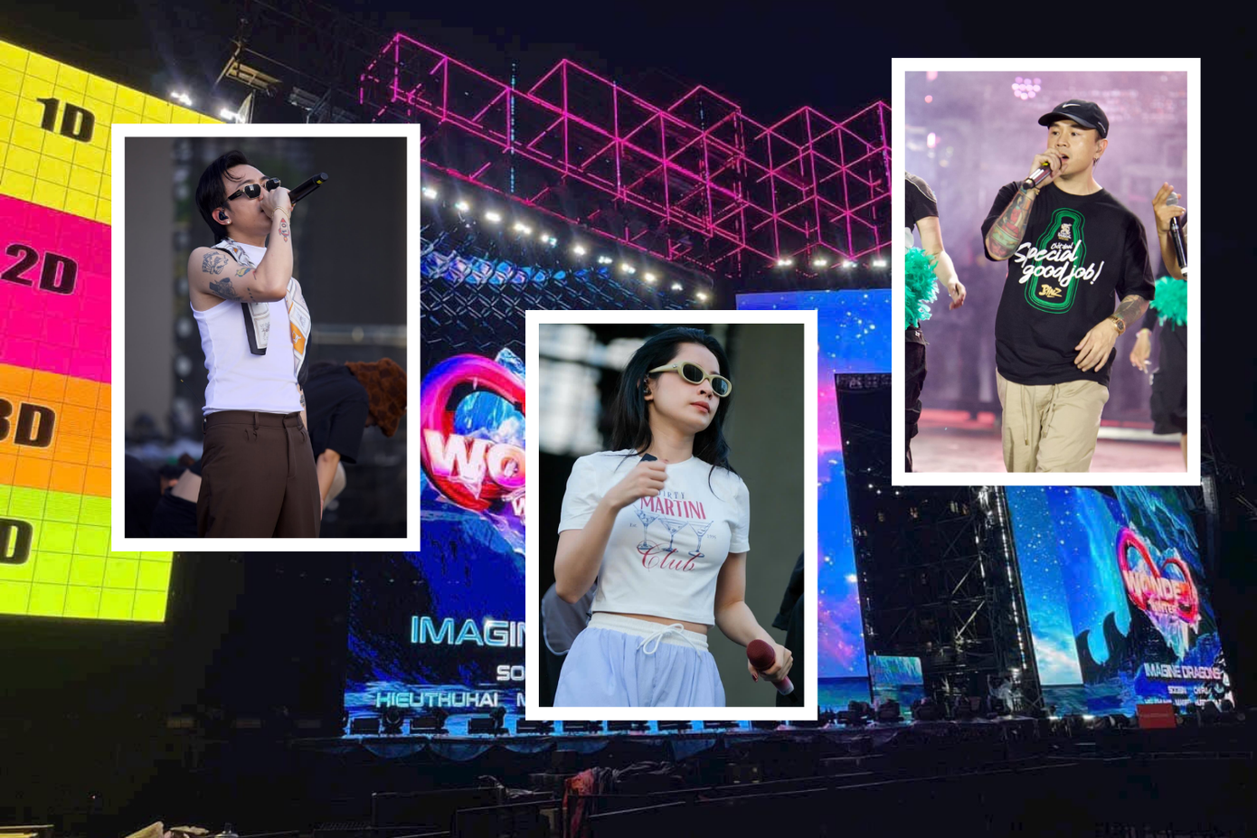 Ngoài dàn "anh trai", 8Wonder còn có sự xuất hiện của Binz, SOOBIN, Chi Pu. Ngoài dàn "anh trai", 8Wonder còn có sự xuất hiện của Binz, SOOBIN, Chi Pu.