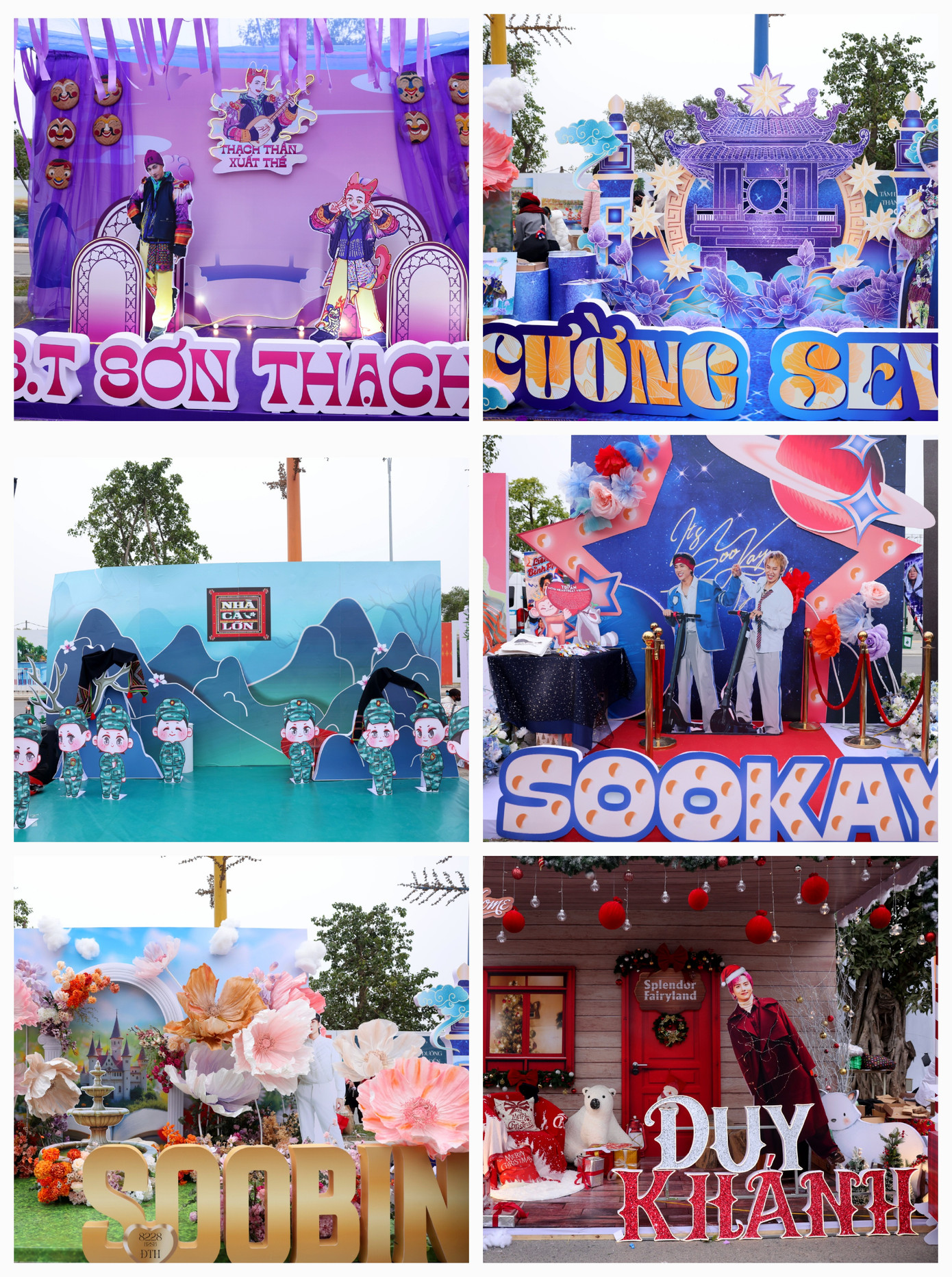 Các booth chụp ảnh được đầu tư kỹ lưỡng, thu hút hàng chục nghìn "Gai Con" đến check-in.