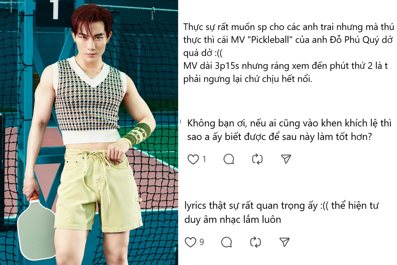 Nhiều bình luận trái chiều về sản phẩm mới của Đỗ Phú Quý. Nhiều bình luận trái chiều về sản phẩm mới của Đỗ Phú Quý.