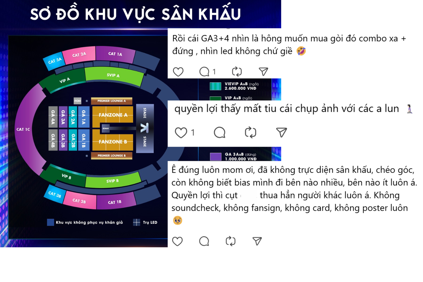 Nhiều người cho rằng quyền lợi của hạng vé cao nhất bị cắt giảm nhiều. Nhiều người cho rằng quyền lợi của hạng vé cao nhất bị cắt giảm nhiều.