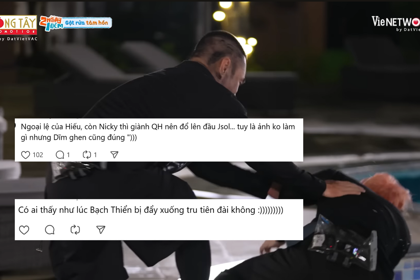 Màn &quot;đánh ghen&quot; chấn động vì kiếp &quot;chung chồng&quot;.