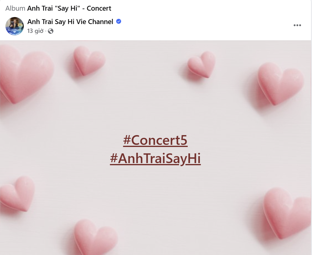 Nội dung được đăng tải thu hút sự chú ý và tương tác từ người hâm mộ.