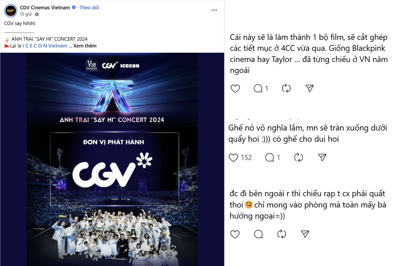 Các fan lên kèo &quot;rủ bà bạn hướng ngoại&quot; để ra rạp cùng &quot;quẩy&quot;.