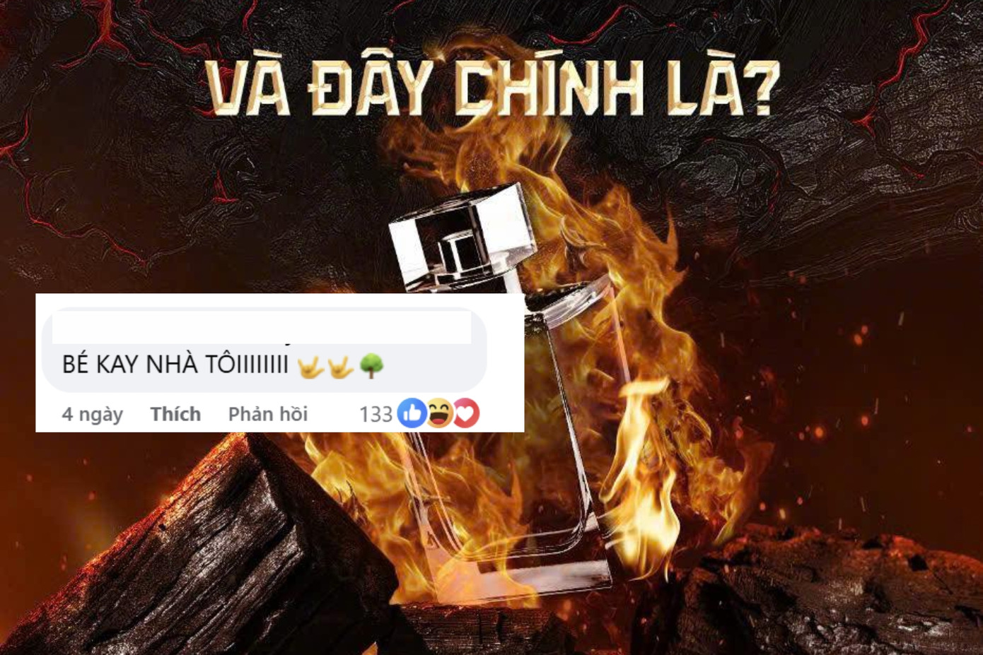 Gợi ý được các fan nhận ra đó là Kay Trần, nam ca sĩ từng trình diễn tiết mục Nước Hoa trong tập 1 chương trình Chông Gai. Có fan cũng chỉ ra hình ảnh của lửa là Kay Trần (sinh năm 1994) vì nam ca sĩ thuộc Sơn Đầu Hỏa trong ngũ hành.