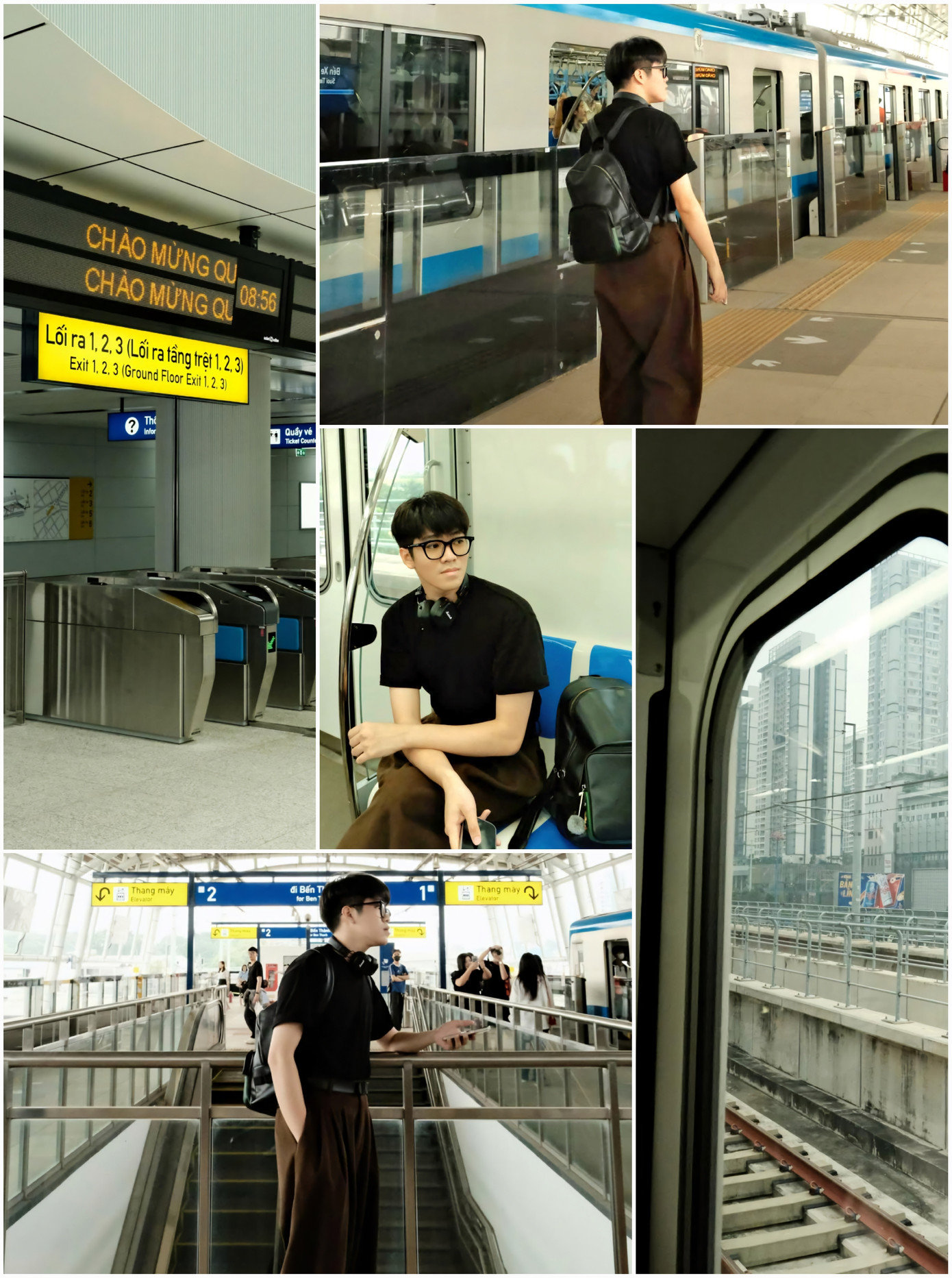 "Check-in Metro số 1 Bến Thành - Suối Tiên liền nha ace". - Ảnh: Longhuynhduy. "Check-in Metro số 1 Bến Thành - Suối Tiên liền nha ace". - Ảnh: Longhuynhduy.