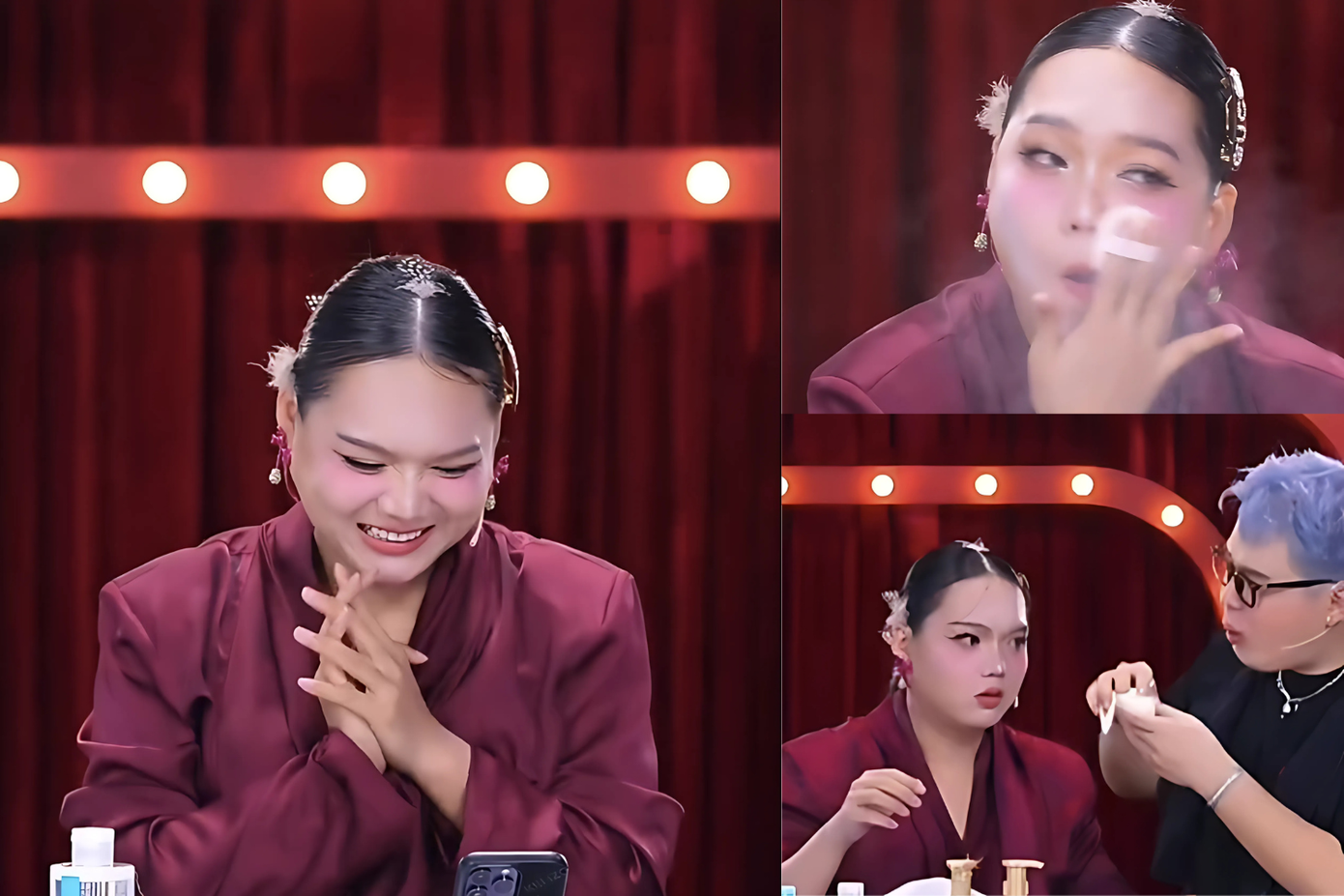 Hình ảnh Phạm Thoại khiến khả giả bật cười vì sự đáng yêu. Hình ảnh Phạm Thoại khiến khả giả bật cười vì sự đáng yêu.