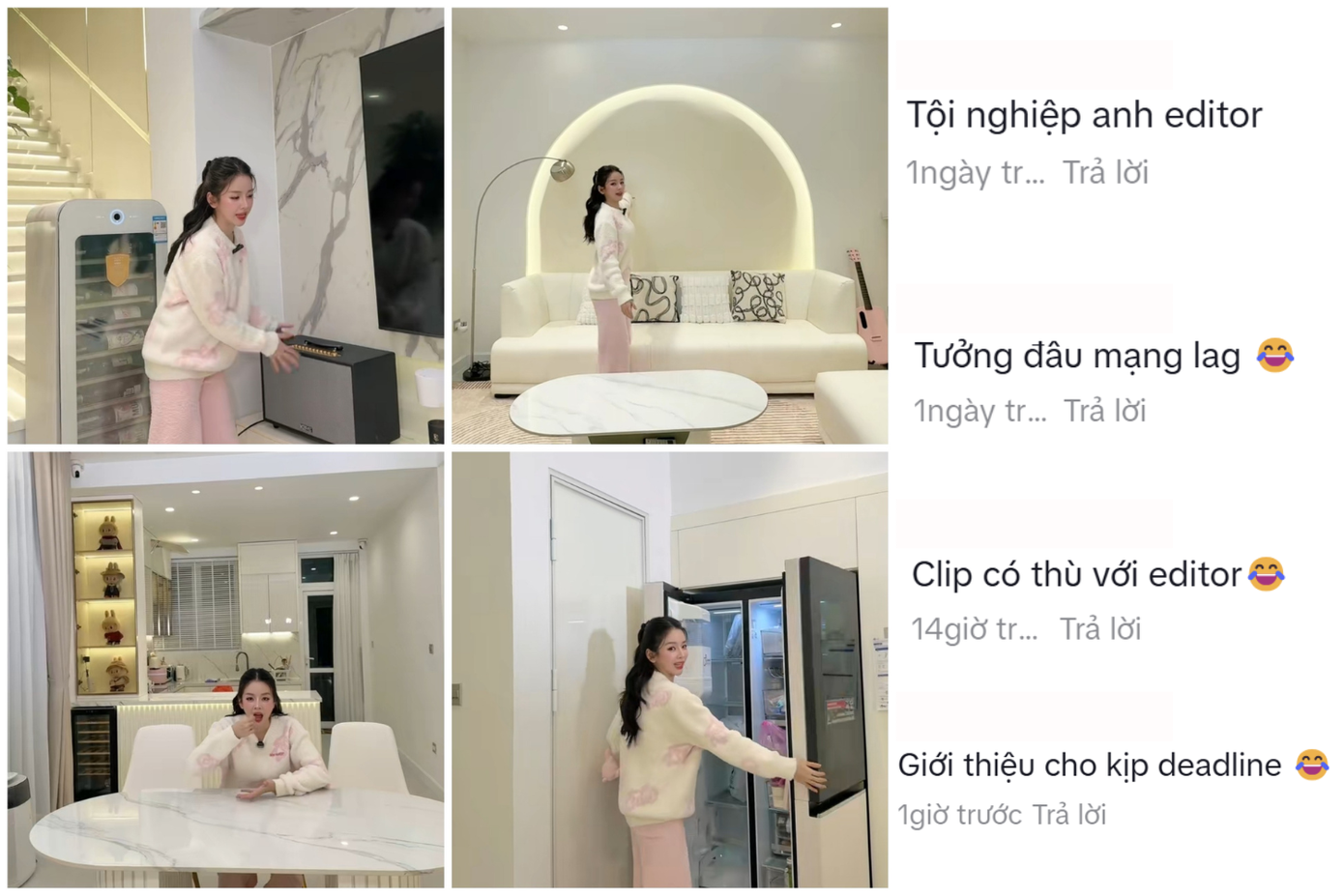 Đoạn clip review chạy "cho kịp deadline" của Mie.